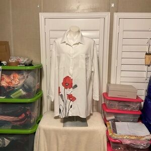 SHEIN Curve 3XL White Top